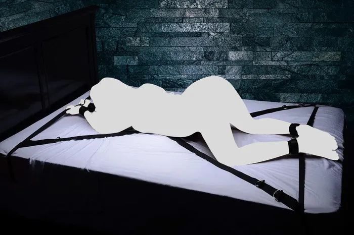 Master Series Anal Interlace Bed Restraint Set