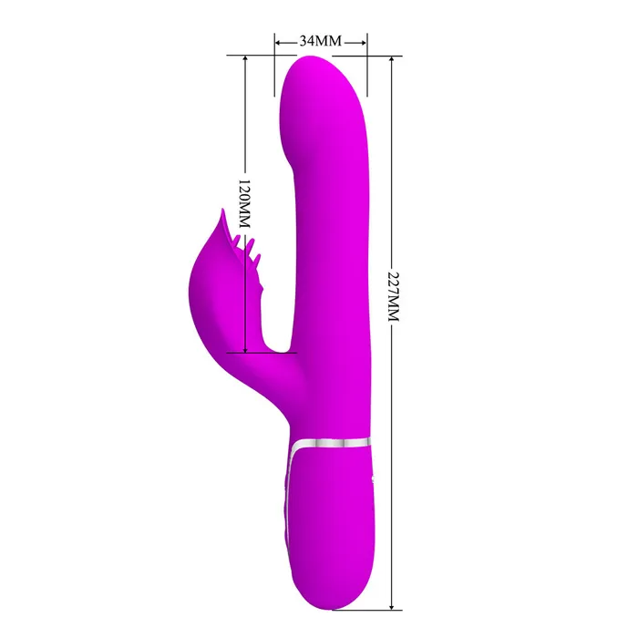 Pretty Love Vibrators Pretty Love Falin 3in1 Rolling Beads Rabbit Vibrator
