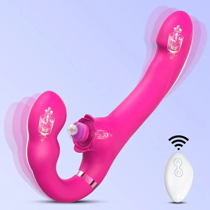 Remote Control Strapless Strapon Vibrator Xinghaoya Female Sex Toys