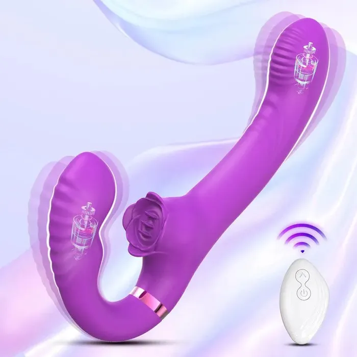Remote Control Strapless Strapon Vibrator Xinghaoya Female Sex Toys