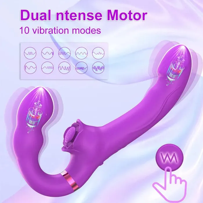 Remote Control Strapless Strapon Vibrator Xinghaoya Female Sex Toys