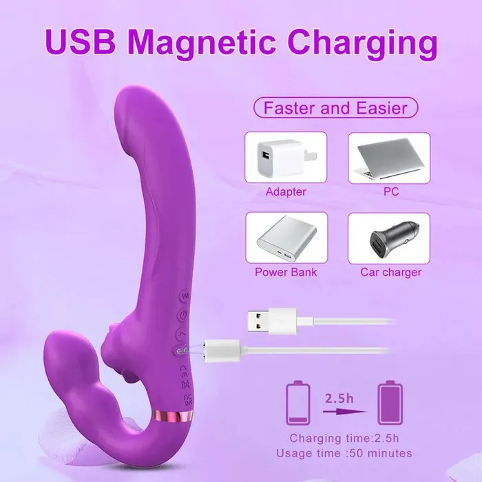 Remote Control Strapless Strapon Vibrator Xinghaoya Female Sex Toys