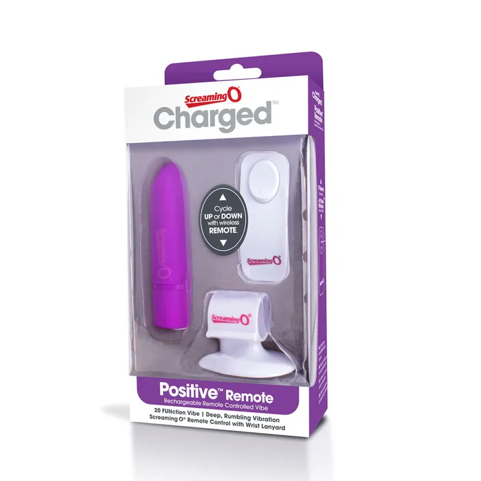 Screaming O Screaming O Charged Positive Remote Control Bullet Vibe Female Sex Toys