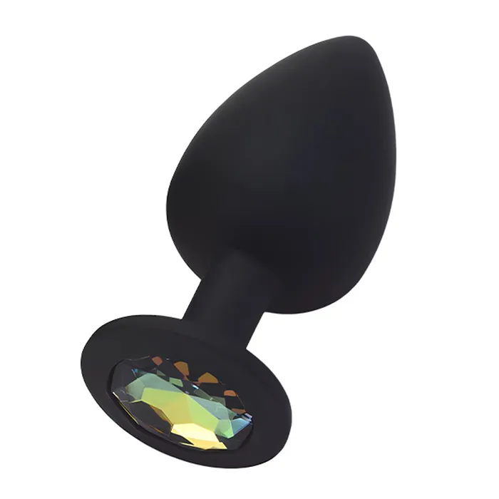 Sexyland Sparkle Silicone Butt Plug With Gem Large Sexyland Female Sex Toys