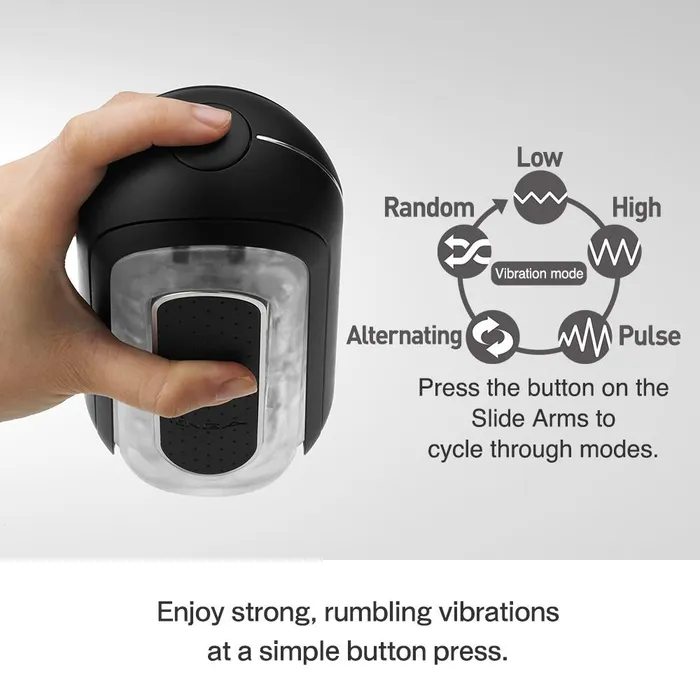 Tenga Male Sex Toys Black Flip 0Zero Electronic Vibration Stroker