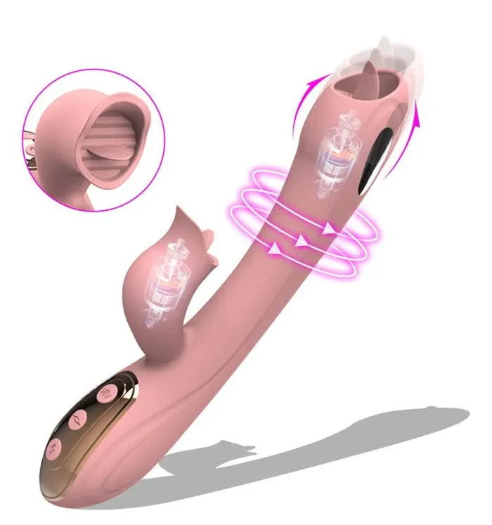 Vibrators Xinghaoya Electric Pulse Licking Rabbit Vibrator for Women
