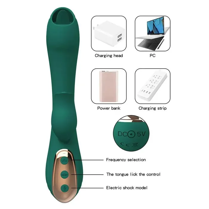 Vibrators Xinghaoya Electric Pulse Licking Rabbit Vibrator for Women