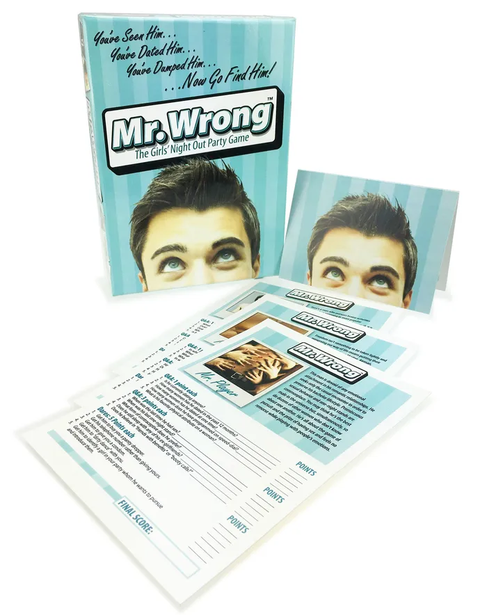 2024 Holiday Sale Games Mr Wrong the Girls Night Out Party Game