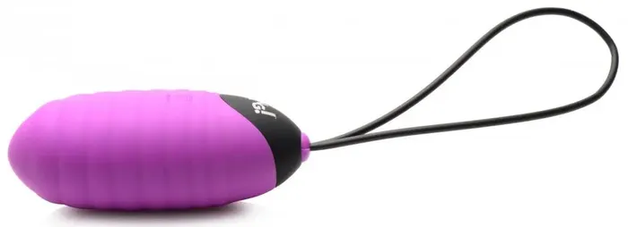 28X Ribbed Silicone Vibrating Egg with Remote Control XR Brands Female Sex Toys