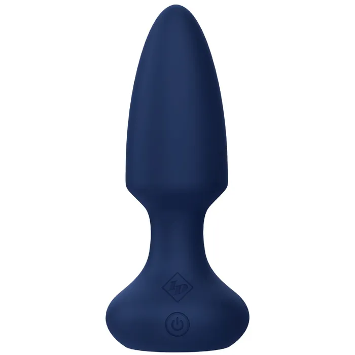 Anal Booty Buzzer Remote Control Vibrating Plug Blue ID Lubricants