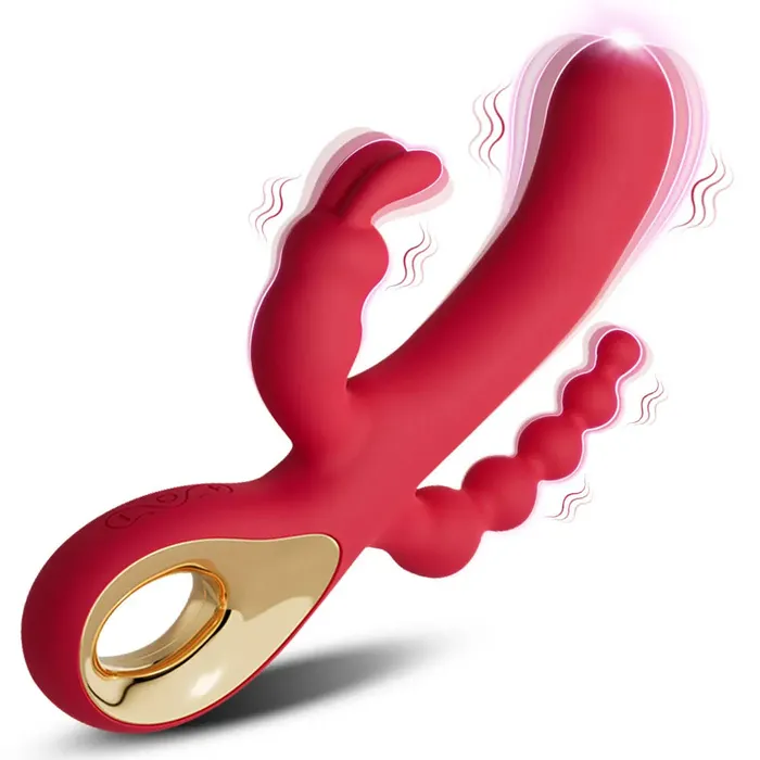 Anal Domlust Rabbit G Spot Vibrator Anal Beads Butt Plug 3in1 Female Sex Toys Anal Domlust Rabbit G Spot Vibrator Anal Beads Butt Plug 3in1 Female Sex Toys
