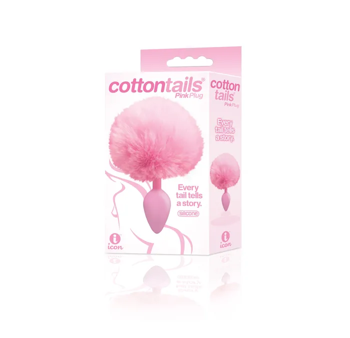 Anal Icon Brands The 9s Cottontails Silicone Bunny Tail Butt Plug Pink