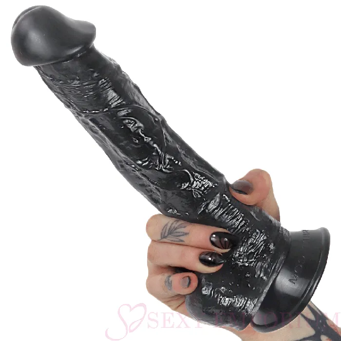 Anal Sexy Emporium Gargantua Realistic 95 Inch Dildo Black