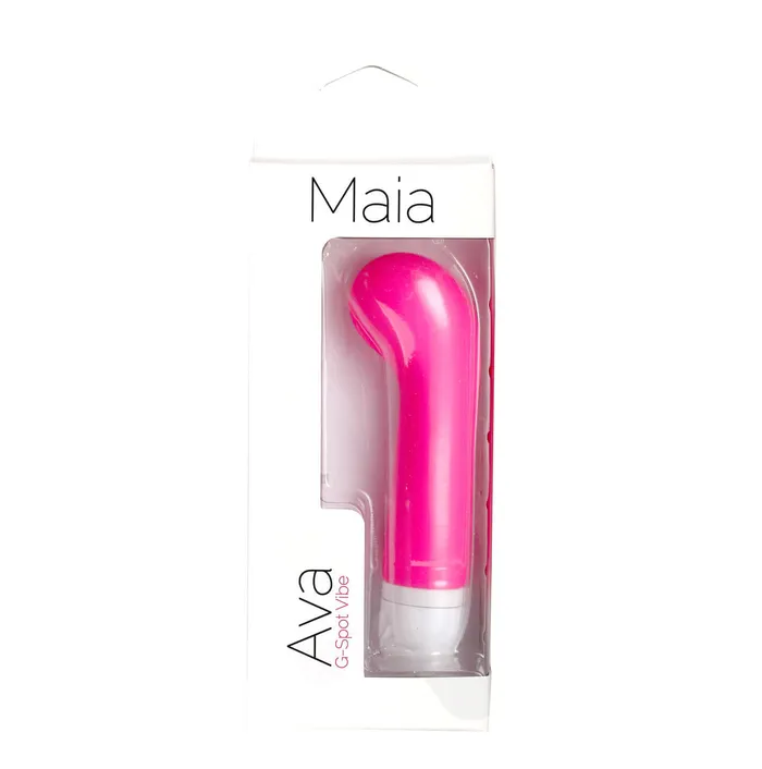 Ava Silicone Mini GSpot Vibe Pink Maia Toys Vibrators Ava Silicone Mini GSpot Vibe Pink Maia Toys Vibrators
