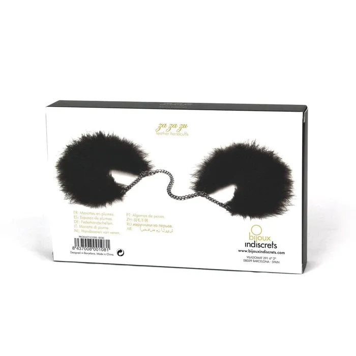 Bijoux Indiscrets Za Za Zu Feather Handcuffs Bijoux Indiscrets Vibrators