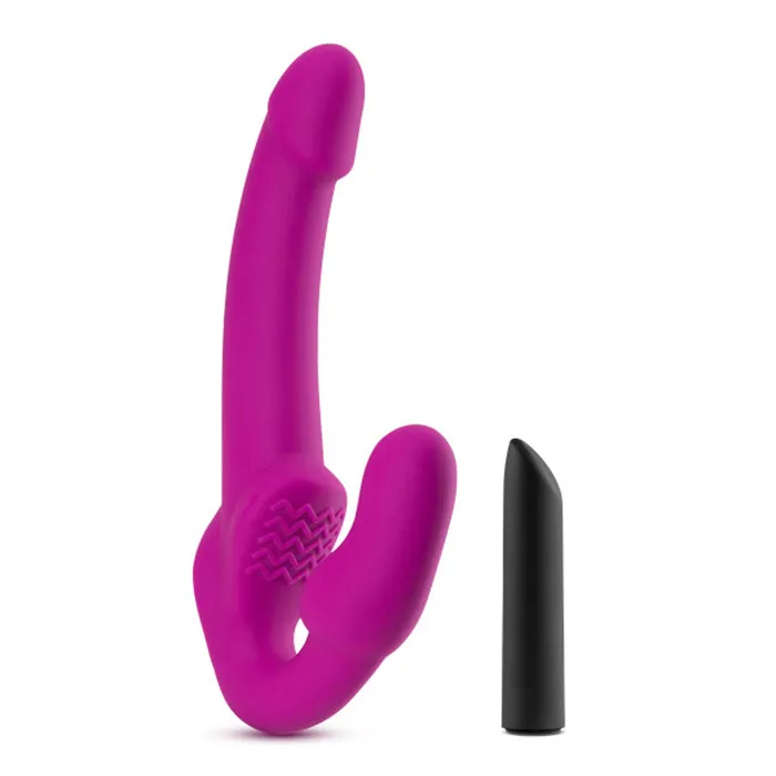 Blush Novelties Dildos Temptasia Estella Strapless Silicone Dildo Pink