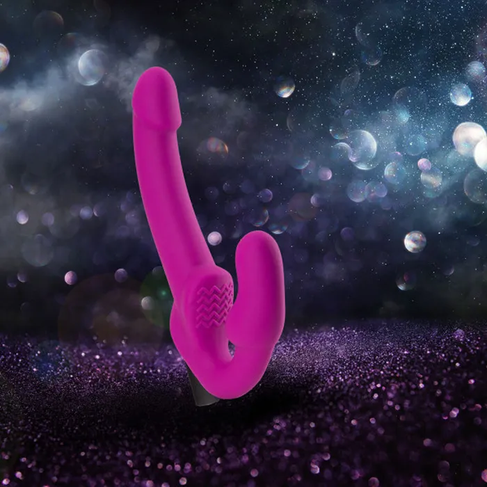 Blush Novelties Dildos Temptasia Estella Strapless Silicone Dildo Pink