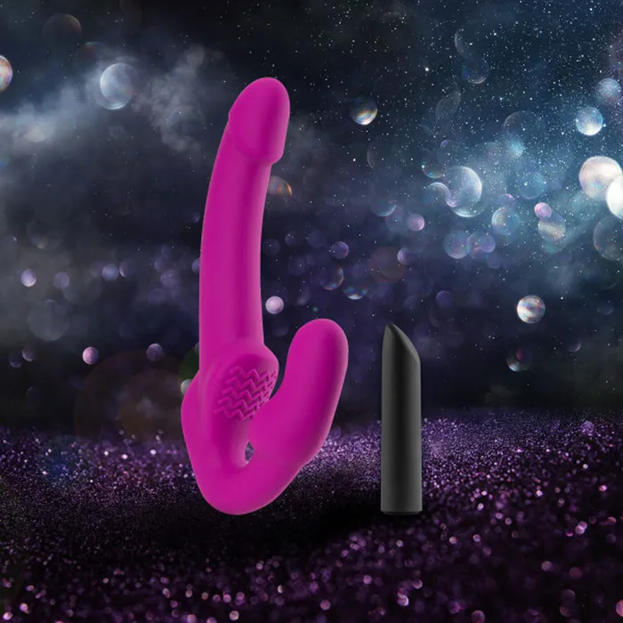 Blush Novelties Dildos Temptasia Estella Strapless Silicone Dildo Pink