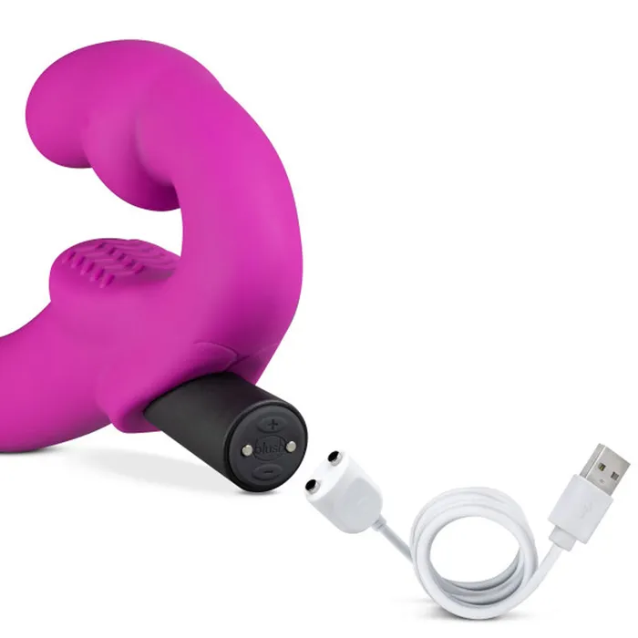 Blush Novelties Dildos Temptasia Estella Strapless Silicone Dildo Pink