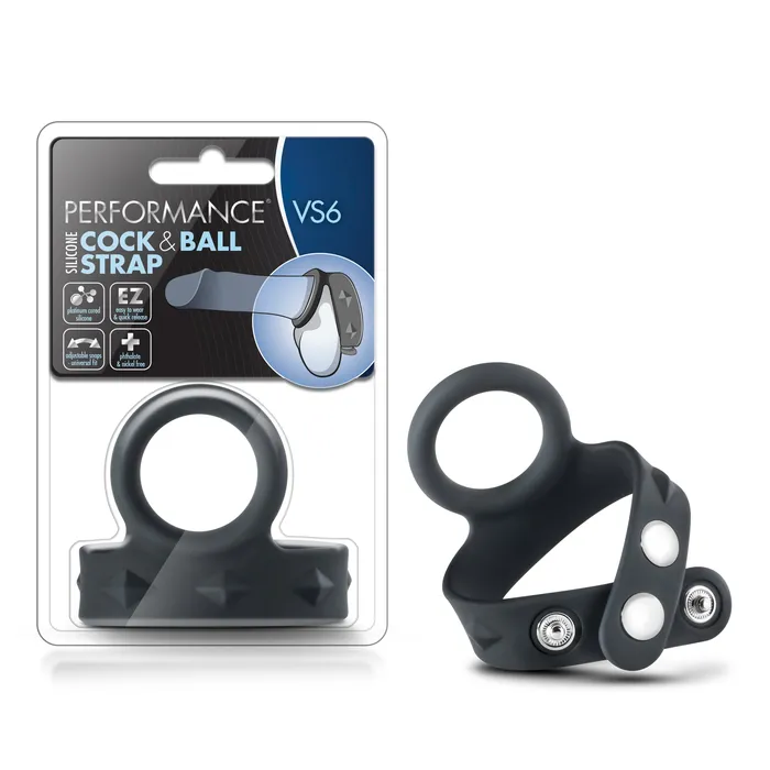 Blush Novelties Male Sex Toys Performance Vs6 Silicone Cock amp Ball Strap Black Blush Novelties Male Sex Toys Performance Vs6 Silicone Cock amp Ball Strap Black