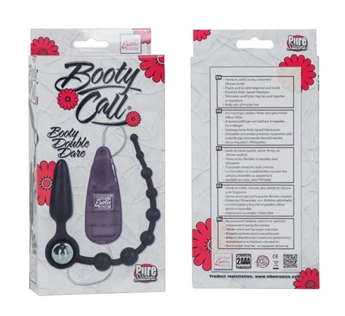 Booty Call Booty Double Dare Black CalExotics Anal Booty Call Booty Double Dare Black CalExotics Anal