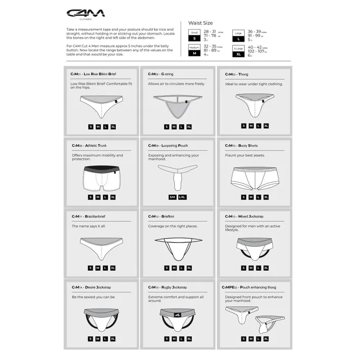 C4M Booty Shorts Black Leatherette Medium Cut 4 Men Mens Underwear C4M Booty Shorts Black Leatherette Medium Cut 4 Men Mens Underwear