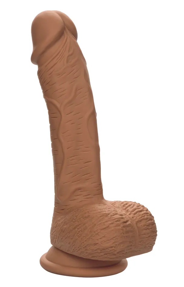 CalExotics Dual Density Silicone Studs 625 Inch Brown Anal