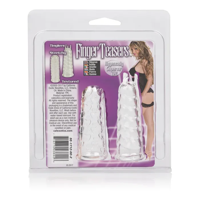 CalExotics Female Sex Toys Silicone Finger Teasers CalExotics Female Sex Toys Silicone Finger Teasers