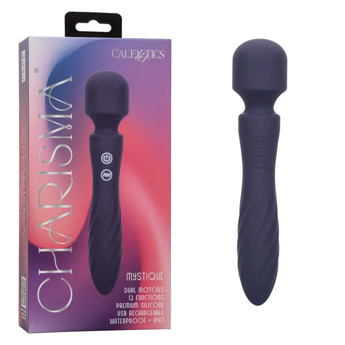 CalExotics Vibrators Charisma Mystique Wand Massager Blue