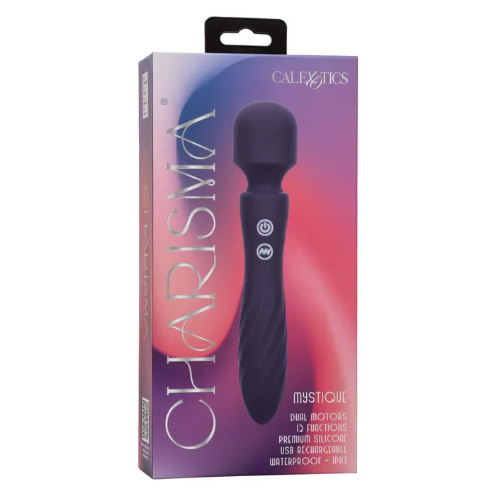 CalExotics Vibrators Charisma Mystique Wand Massager Blue CalExotics Vibrators Charisma Mystique Wand Massager Blue