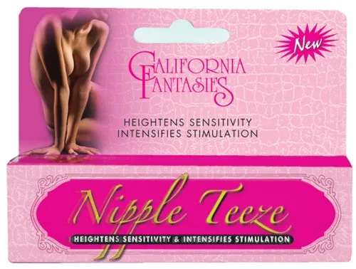California Fantasies Nipple Clitoral Toys Nipple Teeze 05 Oz Tube Boxed