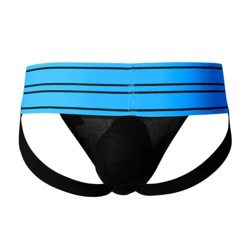 Cut 4 Men Mens Underwear C4M Rugby Jockstrap Electric Blue Medium Cut 4 Men Mens Underwear C4M Rugby Jockstrap Electric Blue Medium