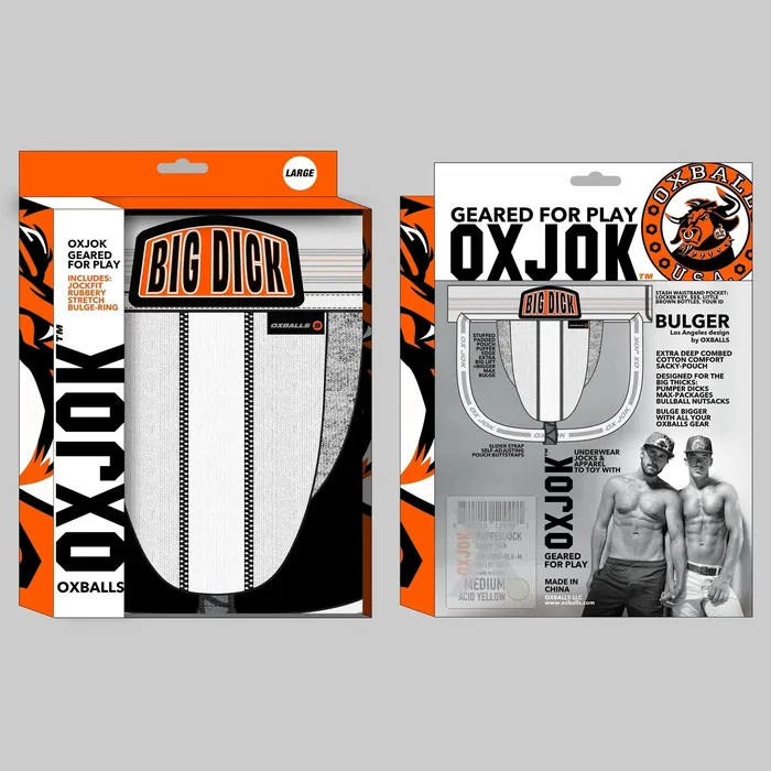 Dildos BULGER the big pouch jock WHITE SNOW XXLARGE OXBALLS