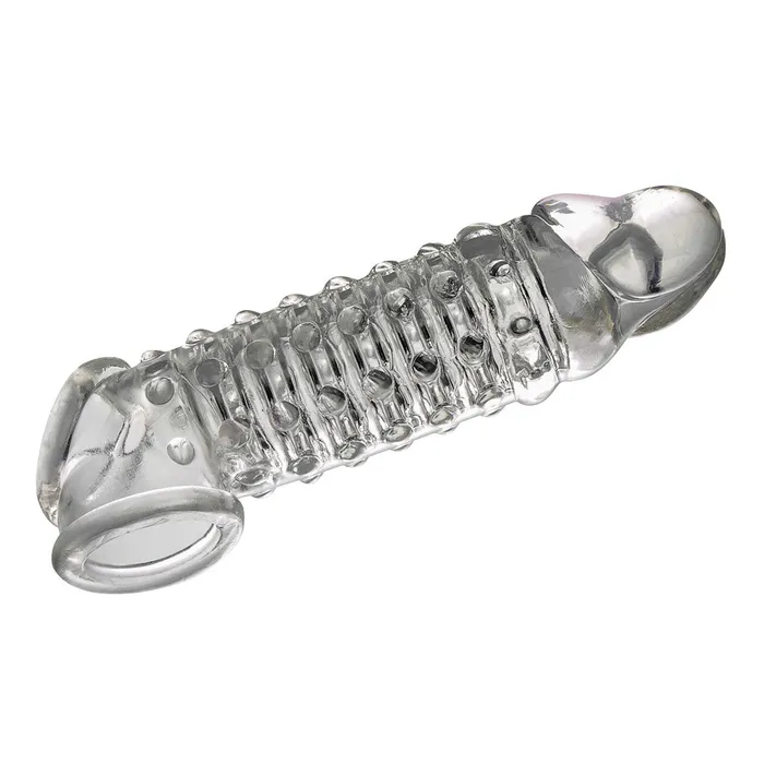 Dildos Icon Brands The 9s Toppers Open Ended Extender Clear