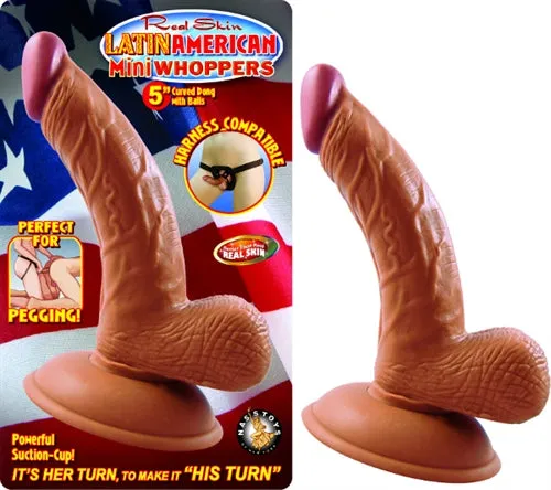 Dildos Latin American Mini Whoppers 5Inch Curved Dong With Balls Latin Sale Dildos Latin American Mini Whoppers 5Inch Curved Dong With Balls Latin Sale