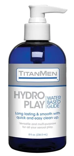 Doc Johnson Titanmen Hydro Play Water Based Glide Bulk 8 Fl Oz Couples