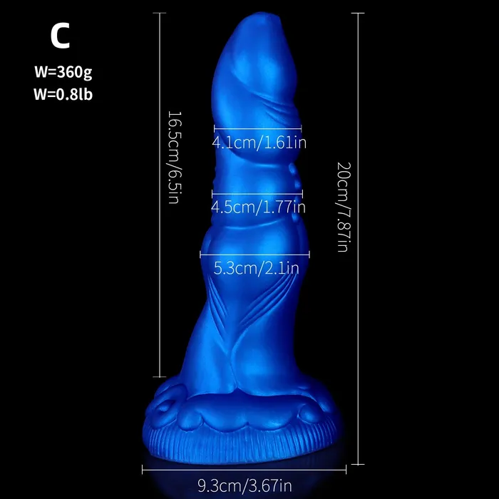 Domlust Anal Exotic Monster Dildo Butt Plug Fantasy Silicone Anal Dildos G Spot Prostate Sex Toy