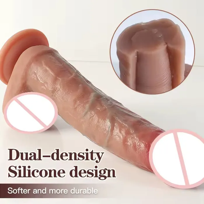 Domlust Female Sex Toys Realistic Dildo Butt Plug Lifelike Penis Silicone Suction Cup Female Sex Toys