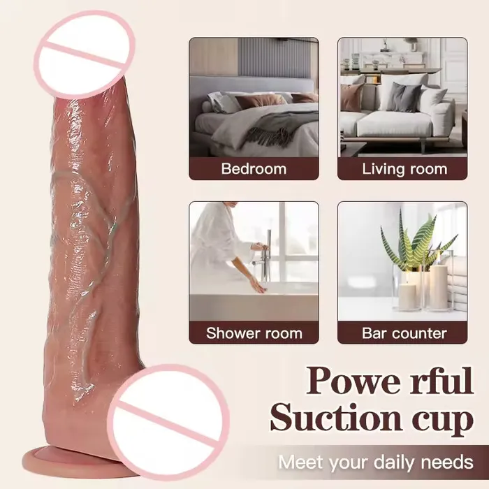 Domlust Female Sex Toys Realistic Dildo Butt Plug Lifelike Penis Silicone Suction Cup Female Sex Toys