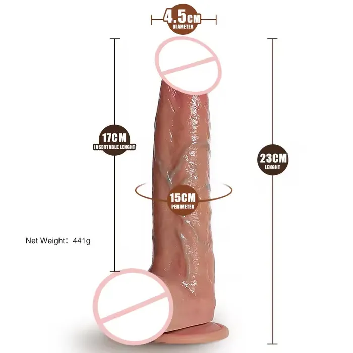 Domlust Female Sex Toys Realistic Dildo Butt Plug Lifelike Penis Silicone Suction Cup Female Sex Toys