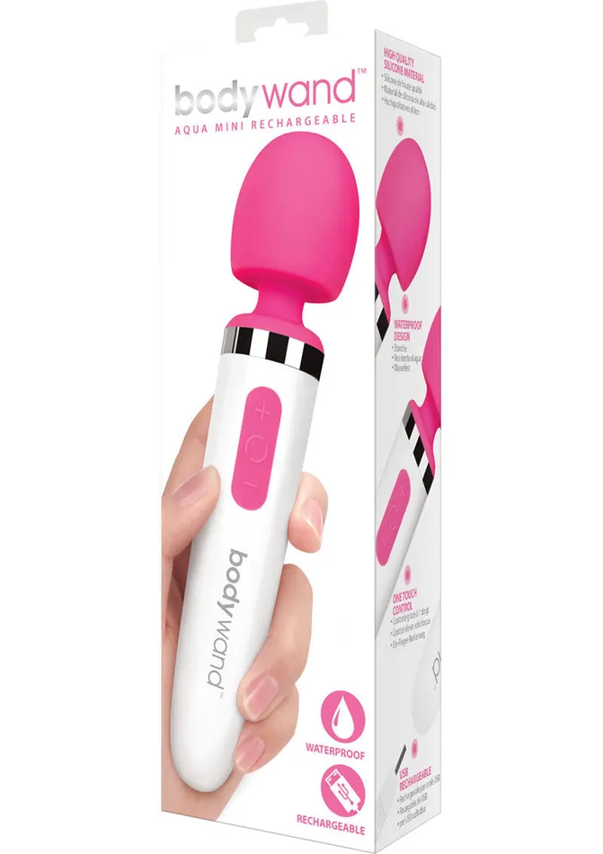 Female Sex Toys Bodywand Aqua Mini Silicone Rechargeable Massager Pink Bodywand Female Sex Toys Bodywand Aqua Mini Silicone Rechargeable Massager Pink Bodywand