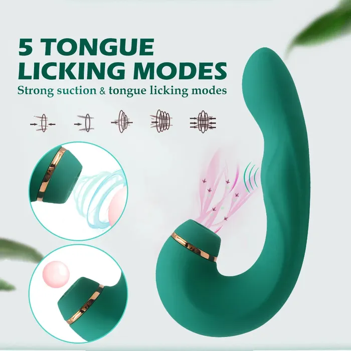 Female Sex Toys Domlust Double End Dildo Vibrator G Spot Vibrator Clit Sucking Sex Toys for Women Female Sex Toys Domlust Double End Dildo Vibrator G Spot Vibrator Clit Sucking Sex Toys for Women