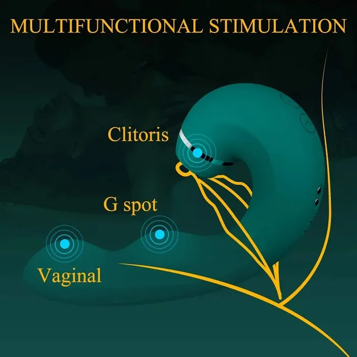Female Sex Toys Domlust Double End Dildo Vibrator G Spot Vibrator Clit Sucking Sex Toys for Women