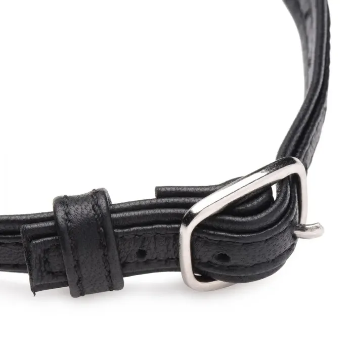 Female Sex Toys Heart Lock Leather Bondage Choker with Lock and Key BDSM Collar XR Brands