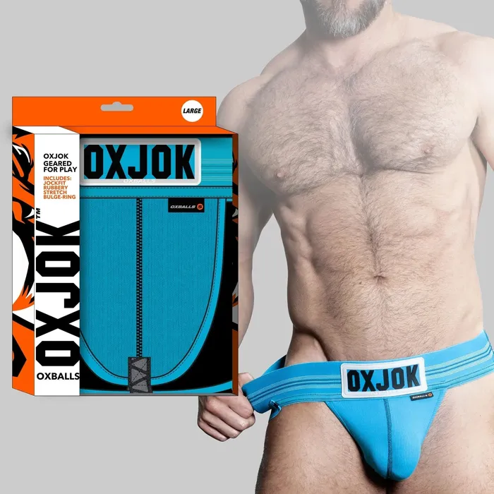 Female Sex Toys OXBALLS SLINGJOCK upthrust sliderstrap jock POOL XLARGE