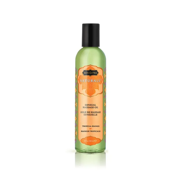 Kama Sutra Naturals Massage Oil Tropical Mango 8 Fl Oz Couples