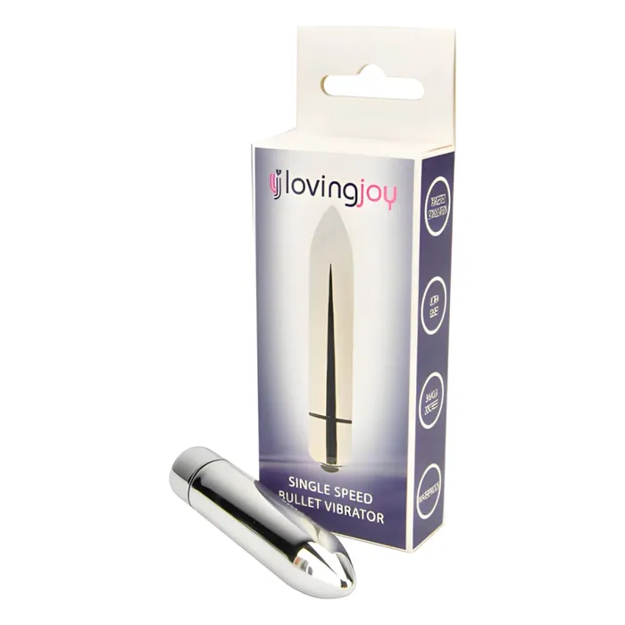 Loving Joy Single Speed Silver Bullet Vibrator Loving Joy Female Sex Toys