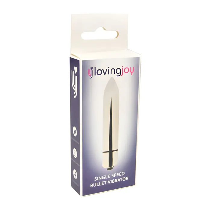 Loving Joy Single Speed Silver Bullet Vibrator Loving Joy Female Sex Toys
