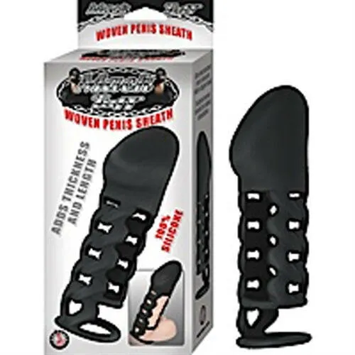 Mack Tuff Woven Penis Sheath Black Nasstoys Anal