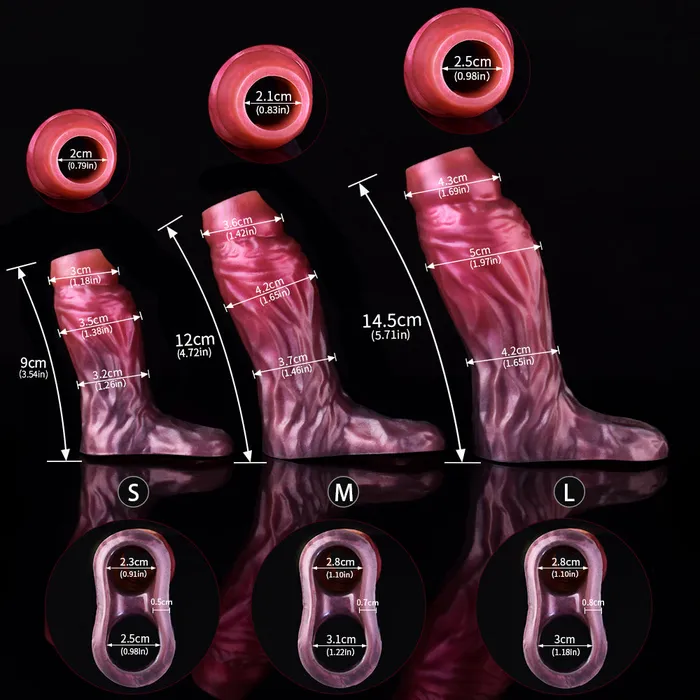 Male Sex Toys DirtyToyz Unniass Fantasy Cock Sleeve Monster Penis Extender